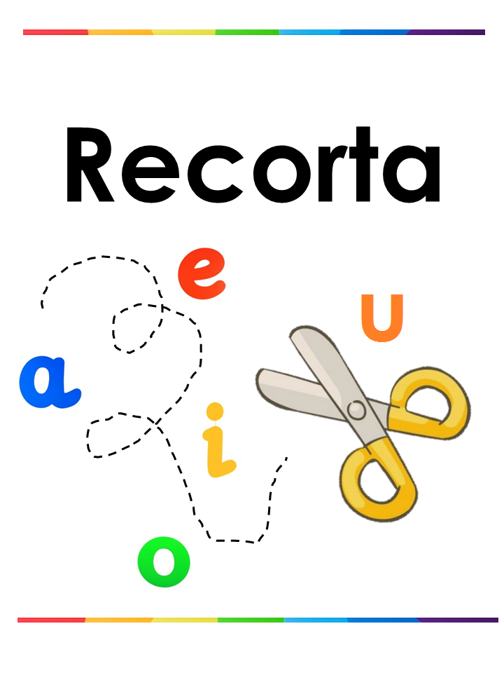 vocales para recortar